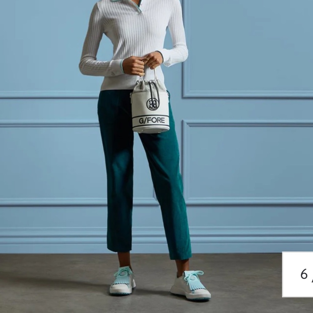 G/FORE *White* Corduroy Women’s Trousers NWT